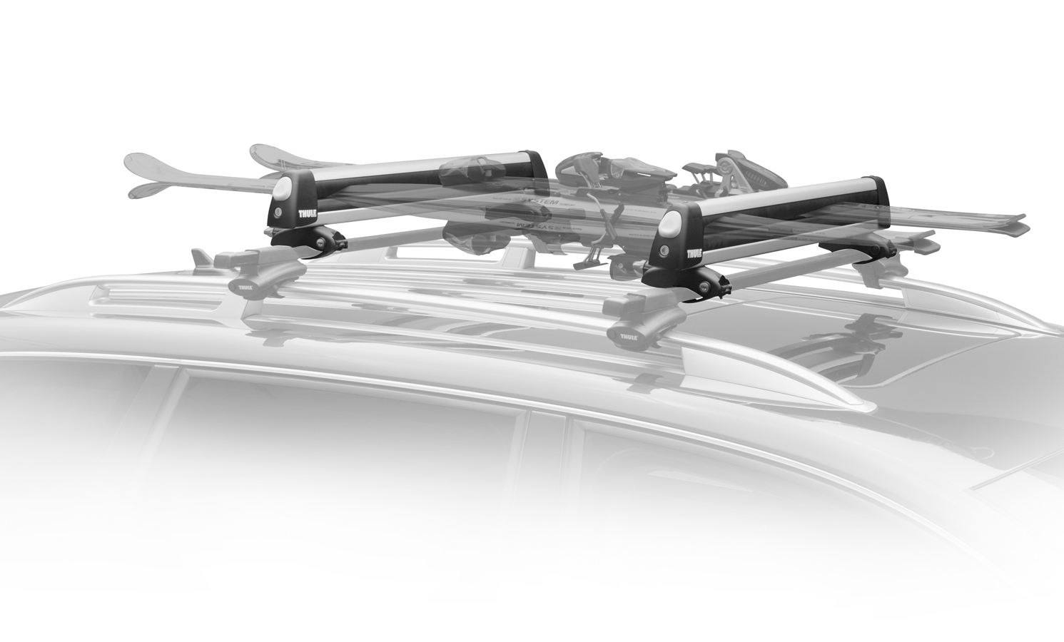 Thule FlatTop Ski & Snowboard Carrier, Thule Ski & Snowboard Rack