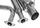 Image is representative of DC Sports Exhaust System.<br/>Due to variations in monitor settings and differences in vehicle models, your specific part number (DTS6012) may vary.