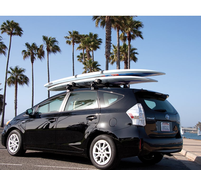 Prius online surfboard rack