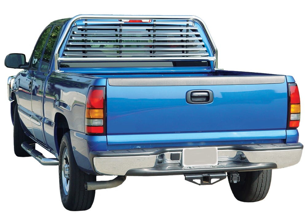 Stainless steel headache rack ford #2