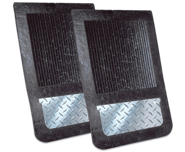 XUKEY Heavy Duty Rubber Mud Flaps – 24x30, Semi Truck Big Rigs, Pair W/Brackets