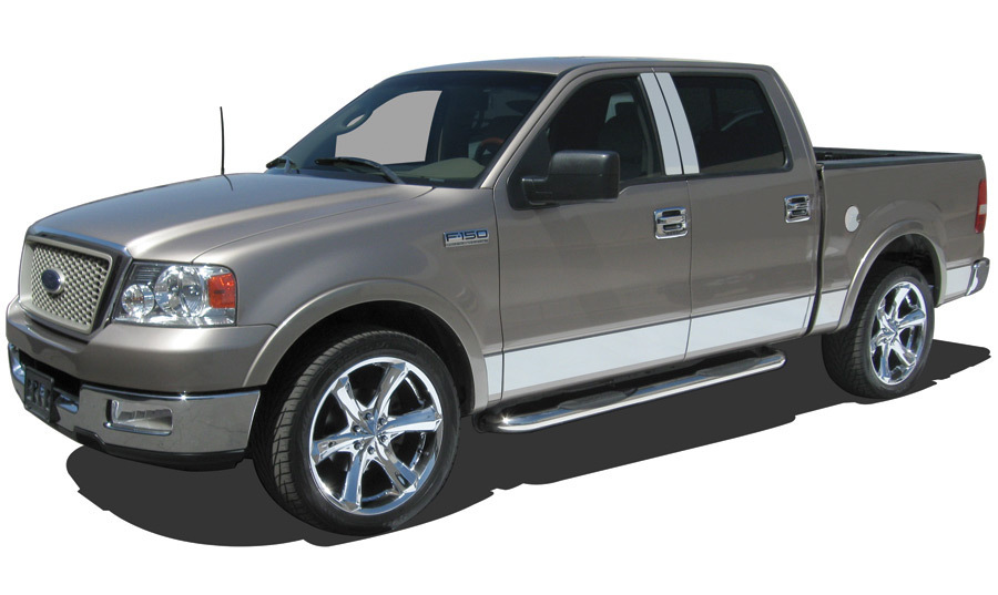 Dee Zee UCut Chrome Rocker Panels, Side Panels