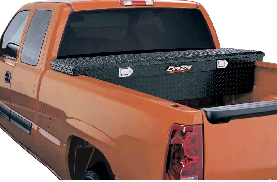 Dee Zee 20 in. x 18.25 in. Red Label Crossover Single-Lid Truck Tool Box,  12 cu. ft., Black Tread at Tractor Supply Co.