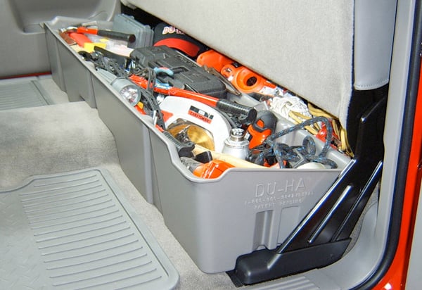 Du Ha 10037 Chevrolet/GMC Under Seat Storage Console Organizer Black