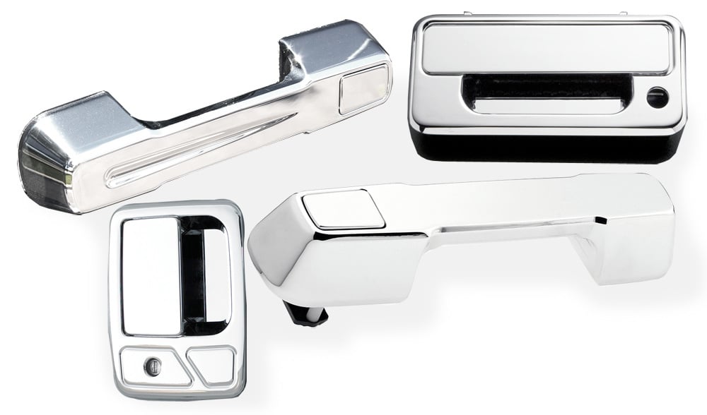 All Sales 411 Polished Billet Aluminum Door Handle and Bucket Kit All Sales 411 Polished Billet Aluminum Door Handle and Bucket Kit