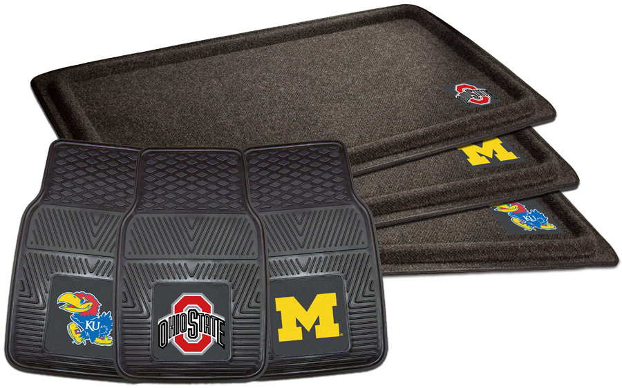 Lund Gameday Collegiate Tailgating Package, Lund NCAA Logo Floor Mats