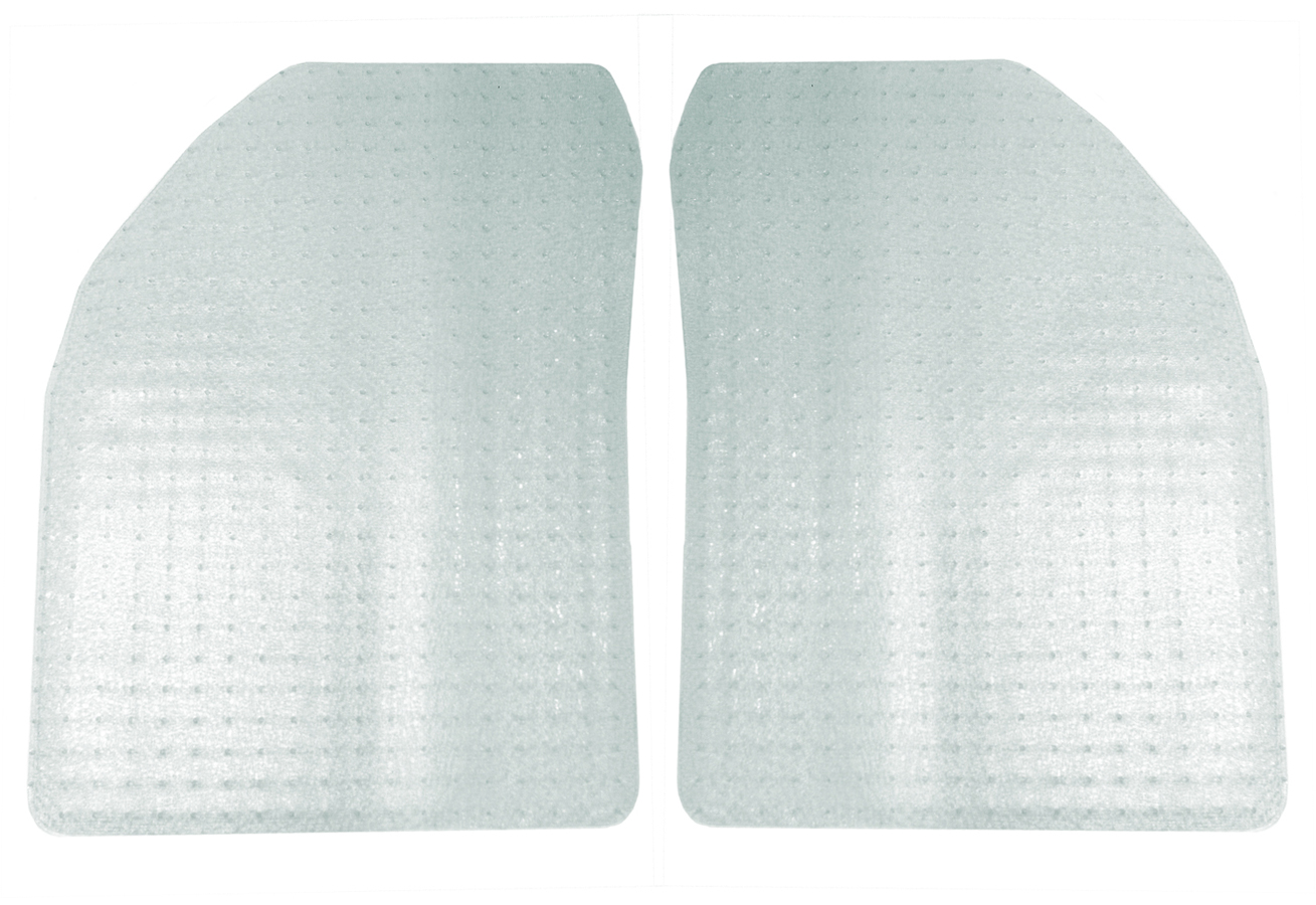 Clear Nibbed Vinyl CFMB5FVW9274 Coverking Front and Rear Floor Mats for Select Volkswagen Passat Models 