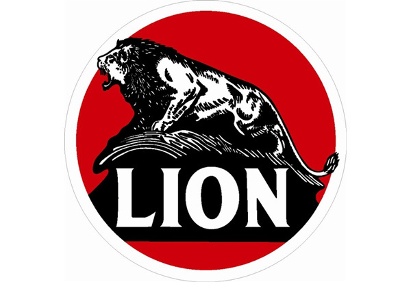 Lion Gas Vintage Sign by SignPast