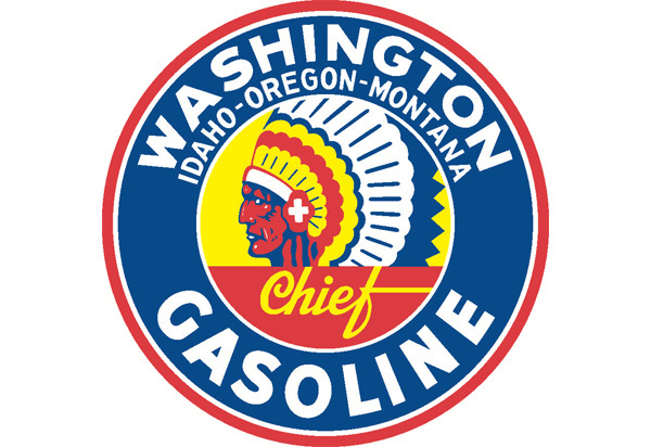 Washington Gasoline Vintage Sign by SignPast