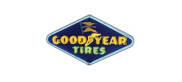 Goodyear Tires Neon Sign by SignPast