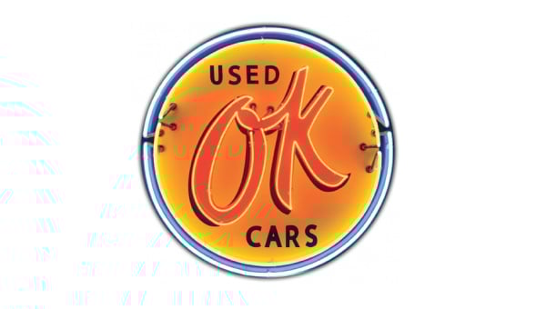 OK Used Cars Neon Sign by SignPast