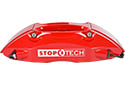 Image is representative of StopTech Drilled Big Brake Kit.<br/>Due to variations in monitor settings and differences in vehicle models, your specific part number (83.154.004G.52) may vary.