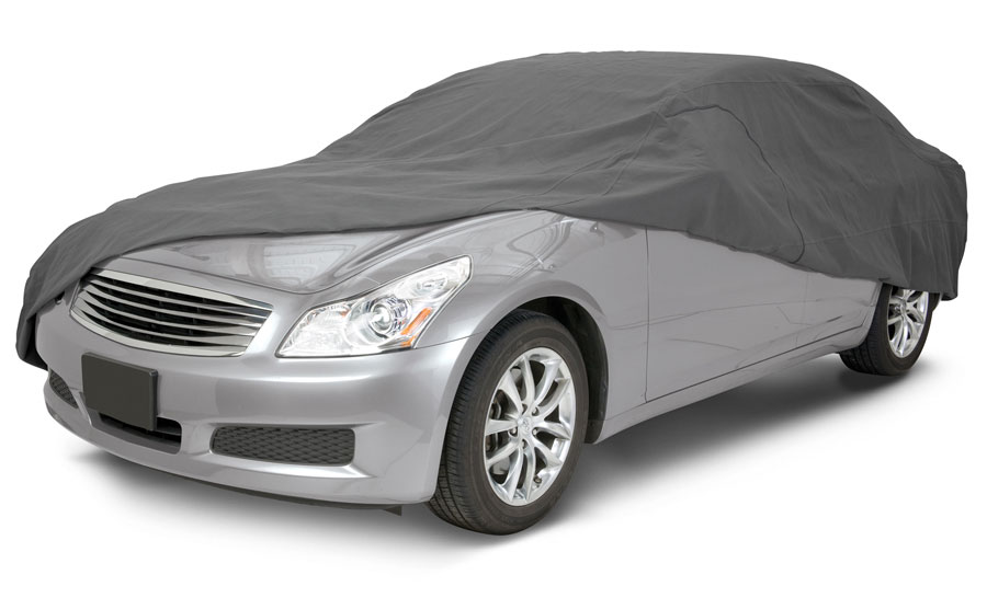 Coverking Custom Fit Car Cover for Select Hyundai Accent Models Stormproof (Gray with Black Sides) - 5