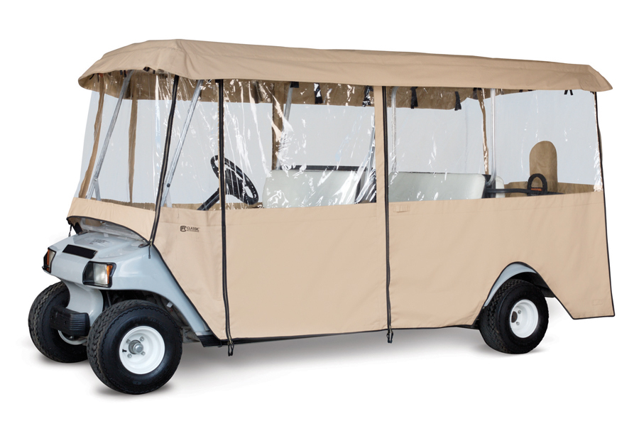 Classic Accessories Deluxe 6 Passenger Golf Cart Enclosure Deluxe