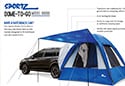 Image is representative of Napier Sportz Dome-To-Go Hatchback Tent.<br/>Due to variations in monitor settings and differences in vehicle models, your specific part number (86000) may vary.