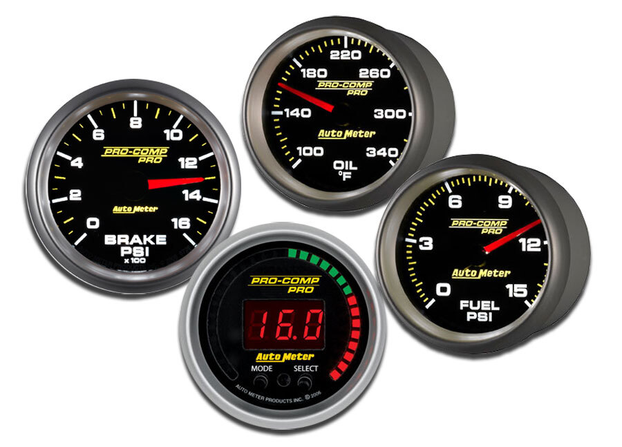 Auto Meter Gauges, Racing Gauges