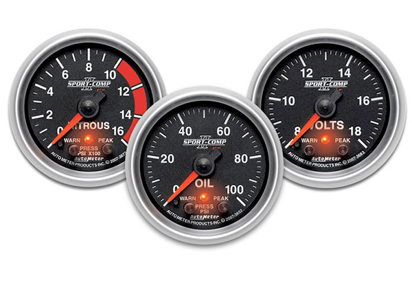 AutoMeter Sport-Comp II Pro-Control Series Gauges