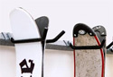 Monkey Bars Ski and Snowboard Rack