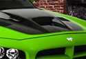 Image is representative of Street Scene Universal Hood Scoop.<br/>Due to variations in monitor settings and differences in vehicle models, your specific part number (950-72106) may vary.