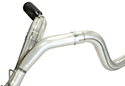 Image is representative of aFe Exhaust System.<br/>Due to variations in monitor settings and differences in vehicle models, your specific part number (49-43056-P) may vary.