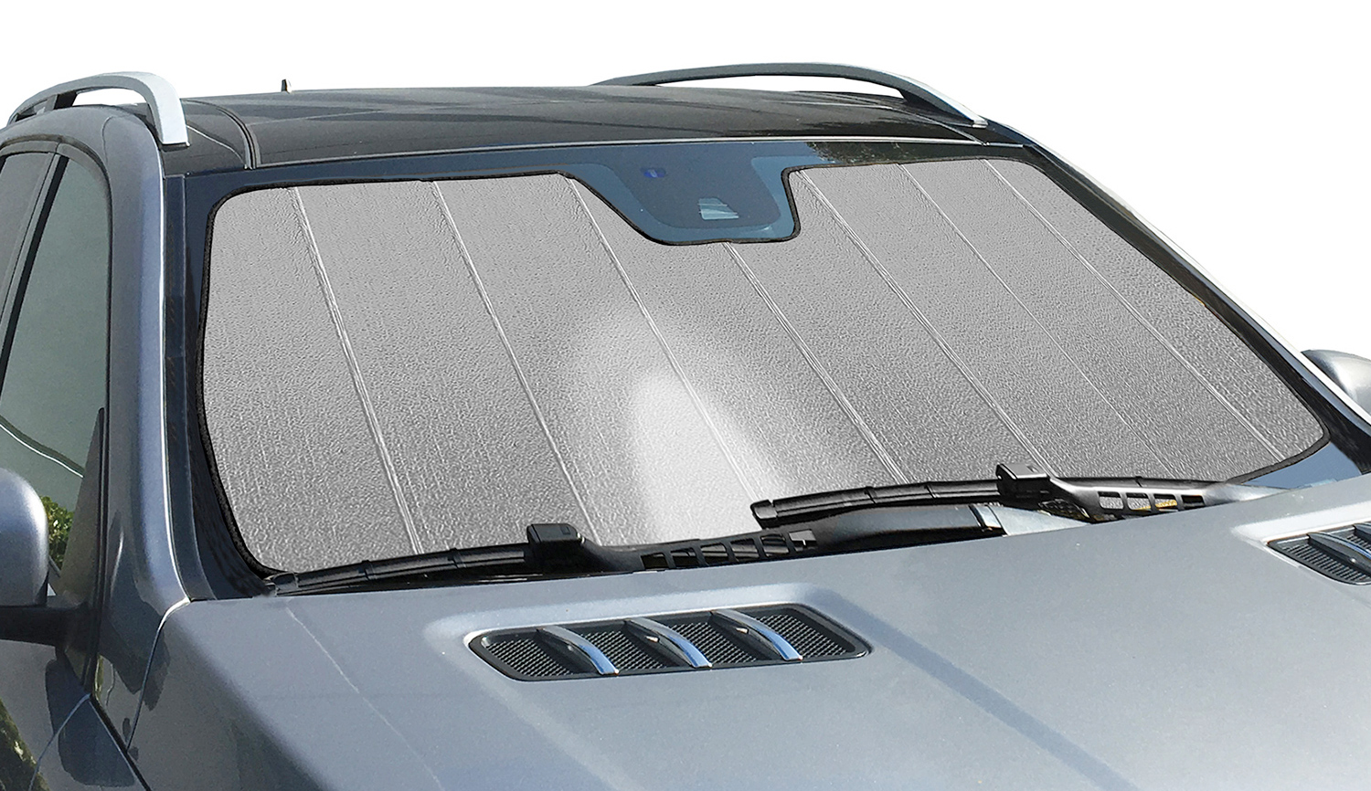 Intro-Tech CH-905-P Silver Custom Fit Premium Folding Auto Sun Shade 