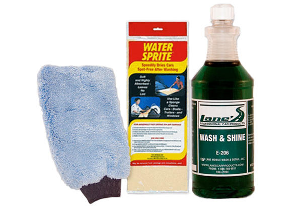 Lane's Car Wash Sprite & Mitt Kit