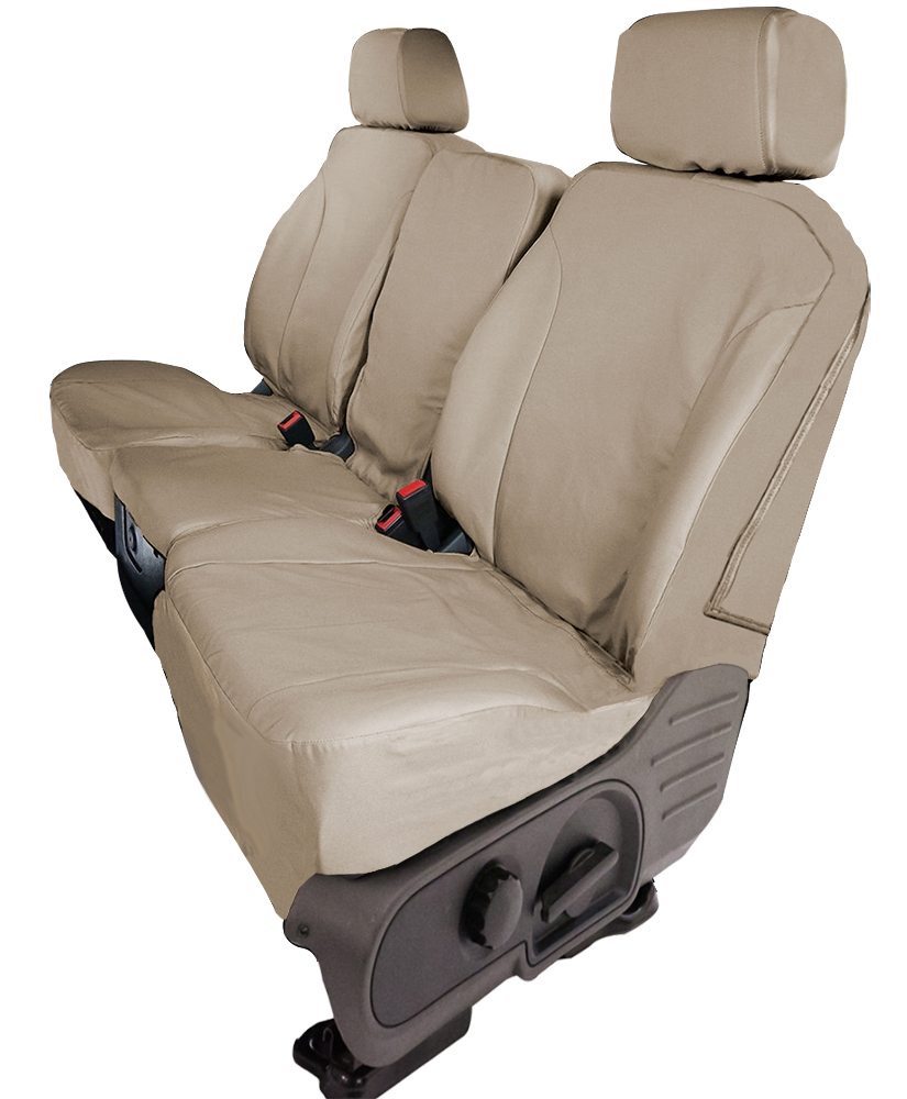 thumbnail image 2 of Cat DuraDrive Car Seat Covers - Heavy Duty Canvas Protection For Front Seats 2 of 10