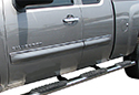 Image is representative of Steelcraft Oval Nerf Bars.<br/>Due to variations in monitor settings and differences in vehicle models, your specific part number (402229) may vary.