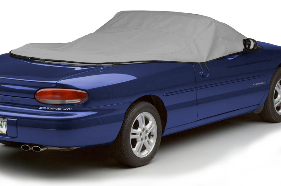 Coverking Custom Car Cover for Select Chrysler Sebring Models Stormproof (2-Tone Gray with Black Sides) - 2