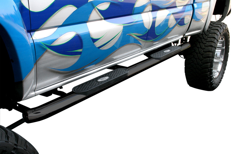 Aries Stealth Nerf Bars, Aries Stealth Series 4" Oval Nerf Bars