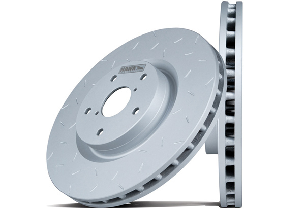 Hawk Quiet Slot Rotors