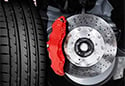 Image is representative of Brembo Gran Turismo Drilled Brake Kit.<br/>Due to variations in monitor settings and differences in vehicle models, your specific part number (1M1.8011A5) may vary.