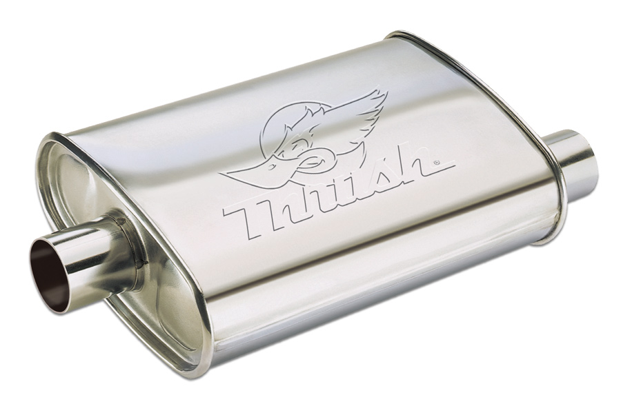 Dynomax 17715 Thrush Turbo Muffler Mufflers Exhaust Parts & 