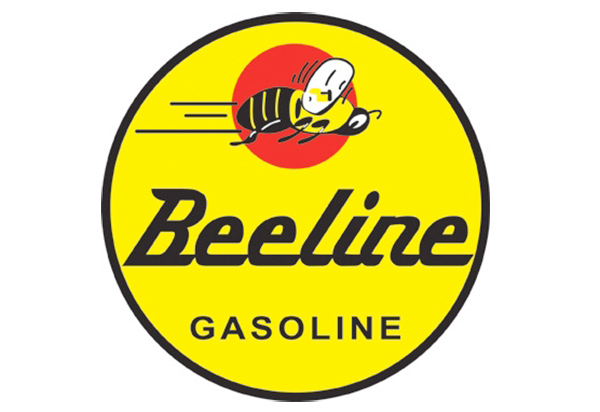 Bee Line Gasoline Vintage Sign by Signpast