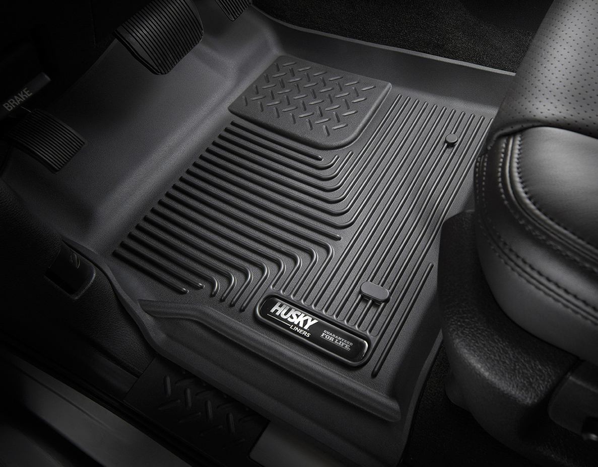 Husky Liners X-act Contour Floor Liner For 2nd Row – Custom Fit For Select Chevy/Cadillac/GMC Models, Black