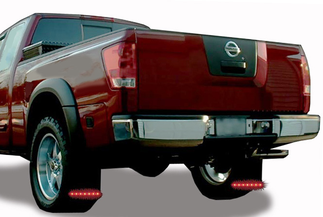 plasmaglow 10442 fire ice mud flap led kit tailgate light bar with reverse