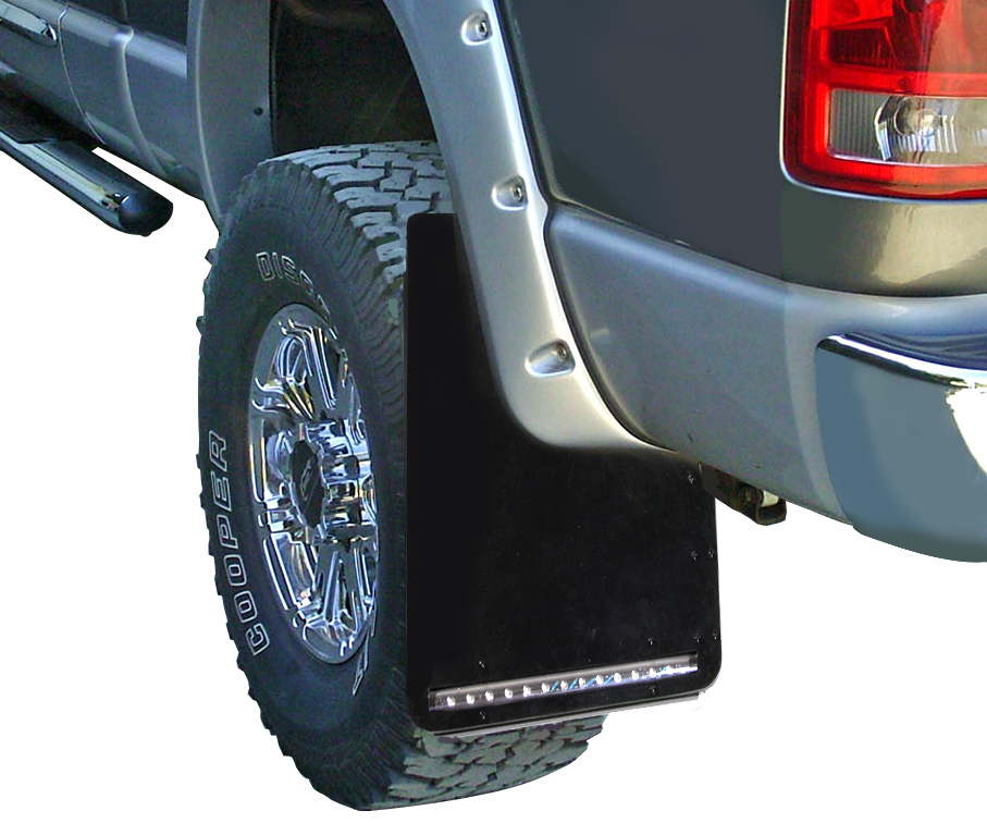 PlasmaGlow LED Mud Flaps, PlasmaGlow Fire & Ice LED Mud Flaps