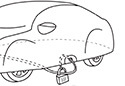 Coverking Lock and Cable