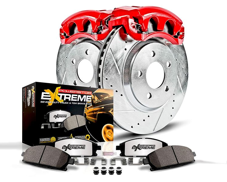 Power Stop K5468-36 Z36 Truck & Tow Front and Rear Brake Kit 