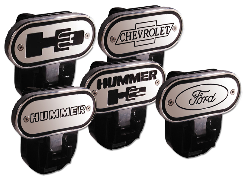 DefenderWorx Folding Hitch Step, DefenderWorx Ford & Chevy Logo Hitch Steps