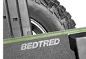 Image is representative of BedRug BedTred Jeep Floor Liner.<br/>Due to variations in monitor settings and differences in vehicle models, your specific part number (BTTJ97FNC) may vary.