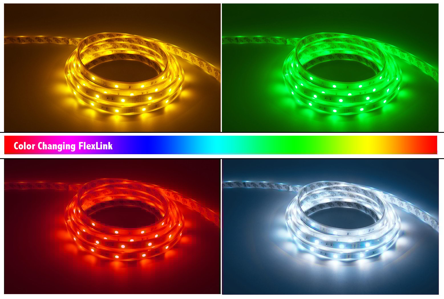 PlasmaGlow LED Tape Light, FlexLink LED Light Roll