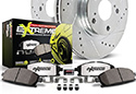 Image is representative of Power Stop Z26 Extreme Street Warrior Brake Kit.<br/>Due to variations in monitor settings and differences in vehicle models, your specific part number (K2853-26) may vary.