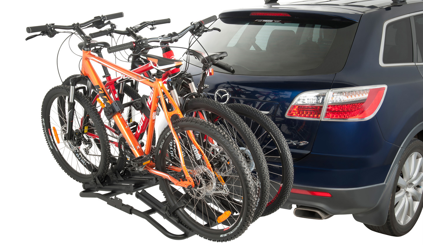 hitch mount platform bike rack