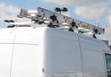 Image is representative of Rhino-Rack Ford Transit Connect Roof Rack.<br/>Due to variations in monitor settings and differences in vehicle models, your specific part number (RLZ01) may vary.
