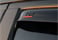 Image is representative of EGR In-Channel Matte Black Deflectors.<br/>Due to variations in monitor settings and differences in vehicle models, your specific part number (571675) may vary.