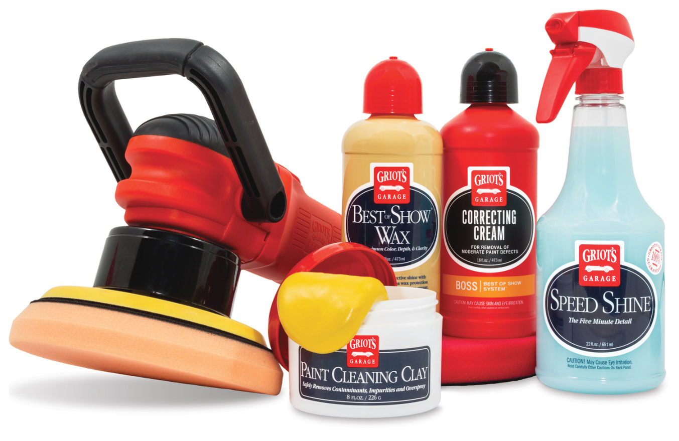 Griot's Garage Orbital Buffers Polish & Wax Kit
