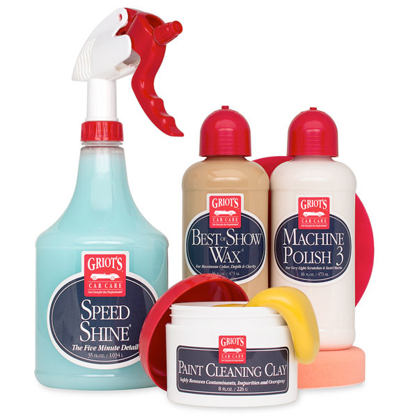 Griot's Garage Orbital Buffers Polish & Wax Kit