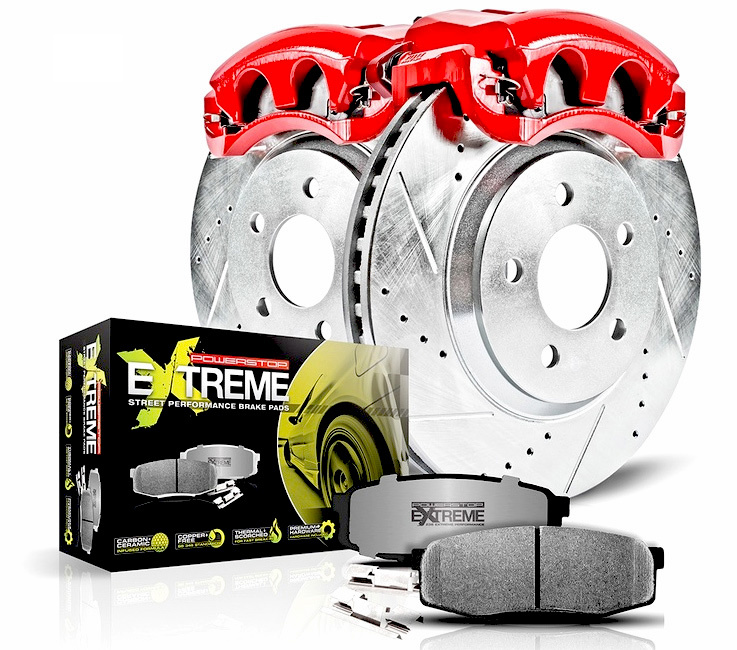 Power Stop Z26 Extreme Street Warrior Brake Kit with Calipers