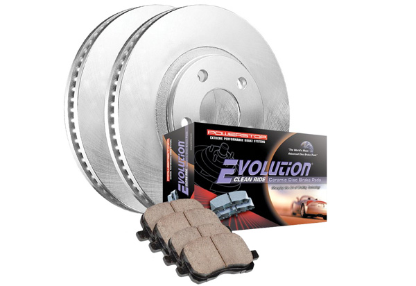 OE Replacement Rotors w/Z16 Ceramic Scorched Brake Pads Autospecialty By Power Stop 1-Click Daily Driver Brake Kits Power Stop KOE5370 Autospecialty By Power Stop 1-Click Daily Driver Brake Kits Front Incl 12.99 in 